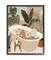 Stupell Industries Female Fruit Bath Tropical Palm Plants in Black Frame Wall Art
